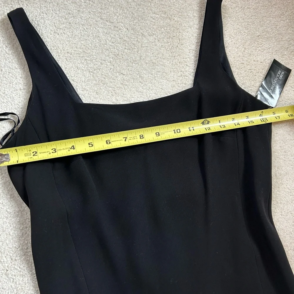 NWT Jones New York black dress with bow detail on back - Picture 9 of 10